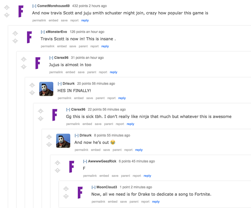 Illustration for article titled The Internet Reacts To Ninja's Fortnite Stream With Drake